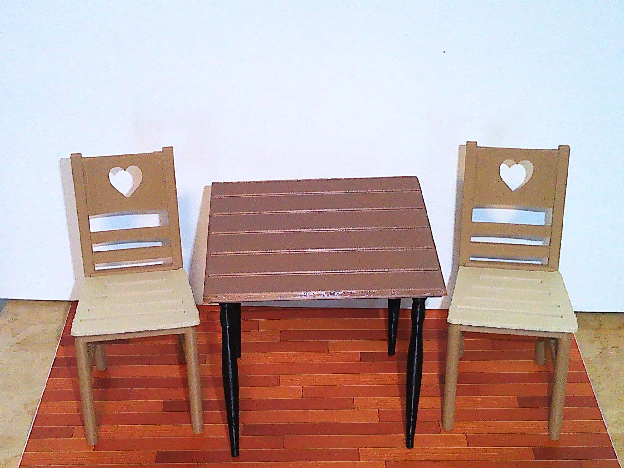 Barbie table for 2